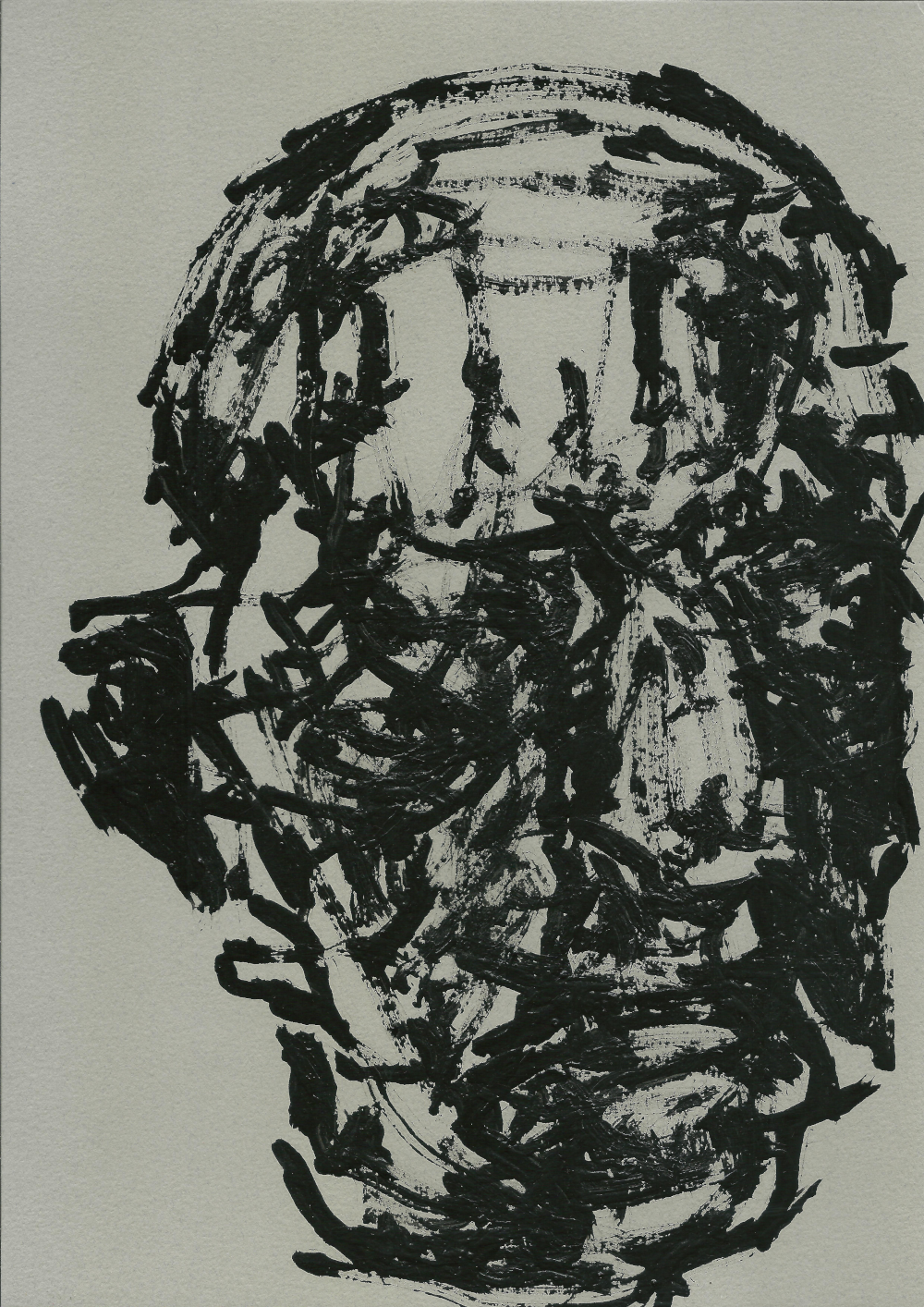 Enamel on paper (210x297mm, 2024)