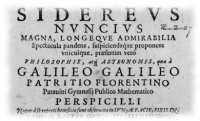 Sidereus Nuncius