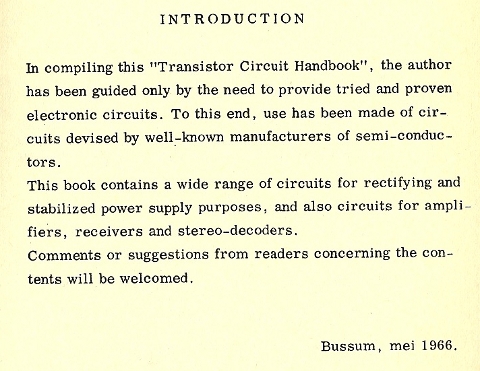 Introdução: Transistor Circuits -- Handbook
